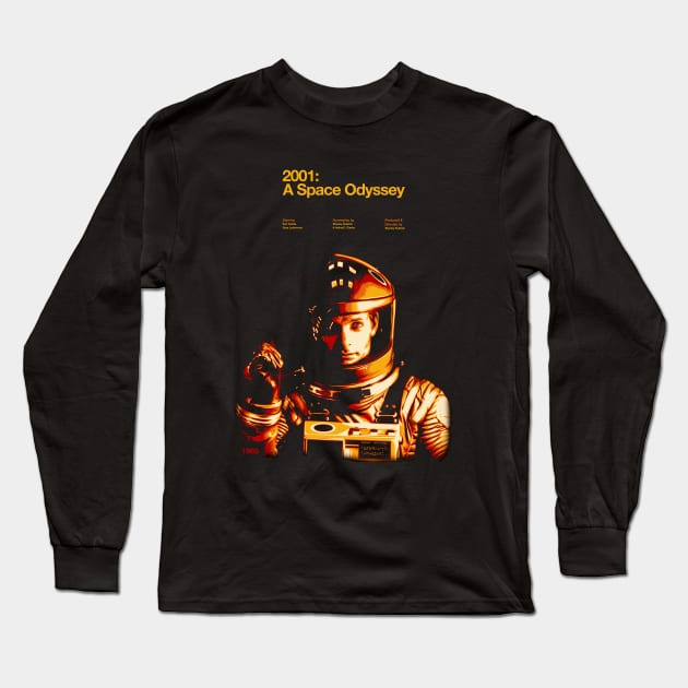 2001 A Space Odyssey Hal Long Sleeve T-Shirt by shieldjohan